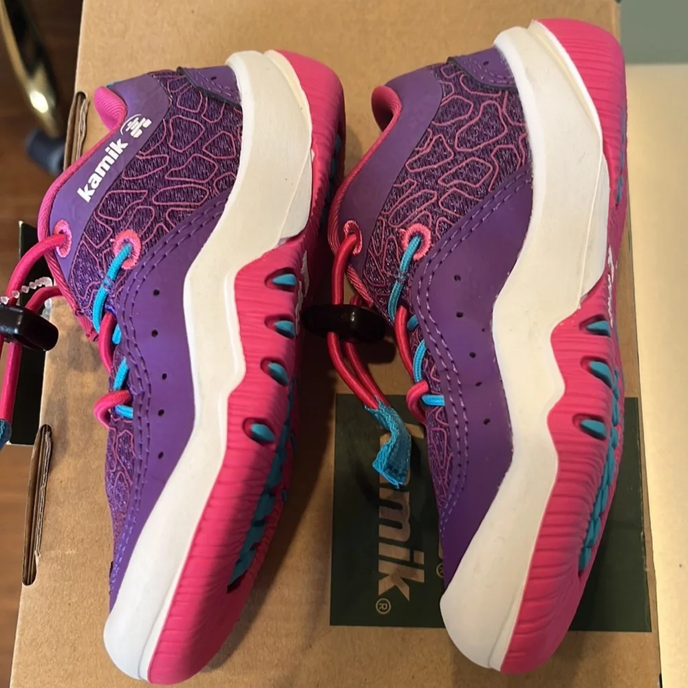 Kamik‎ Fundy Purple Violet Toddler Tennis Shoes NIB EUR 22/ Toddler 5